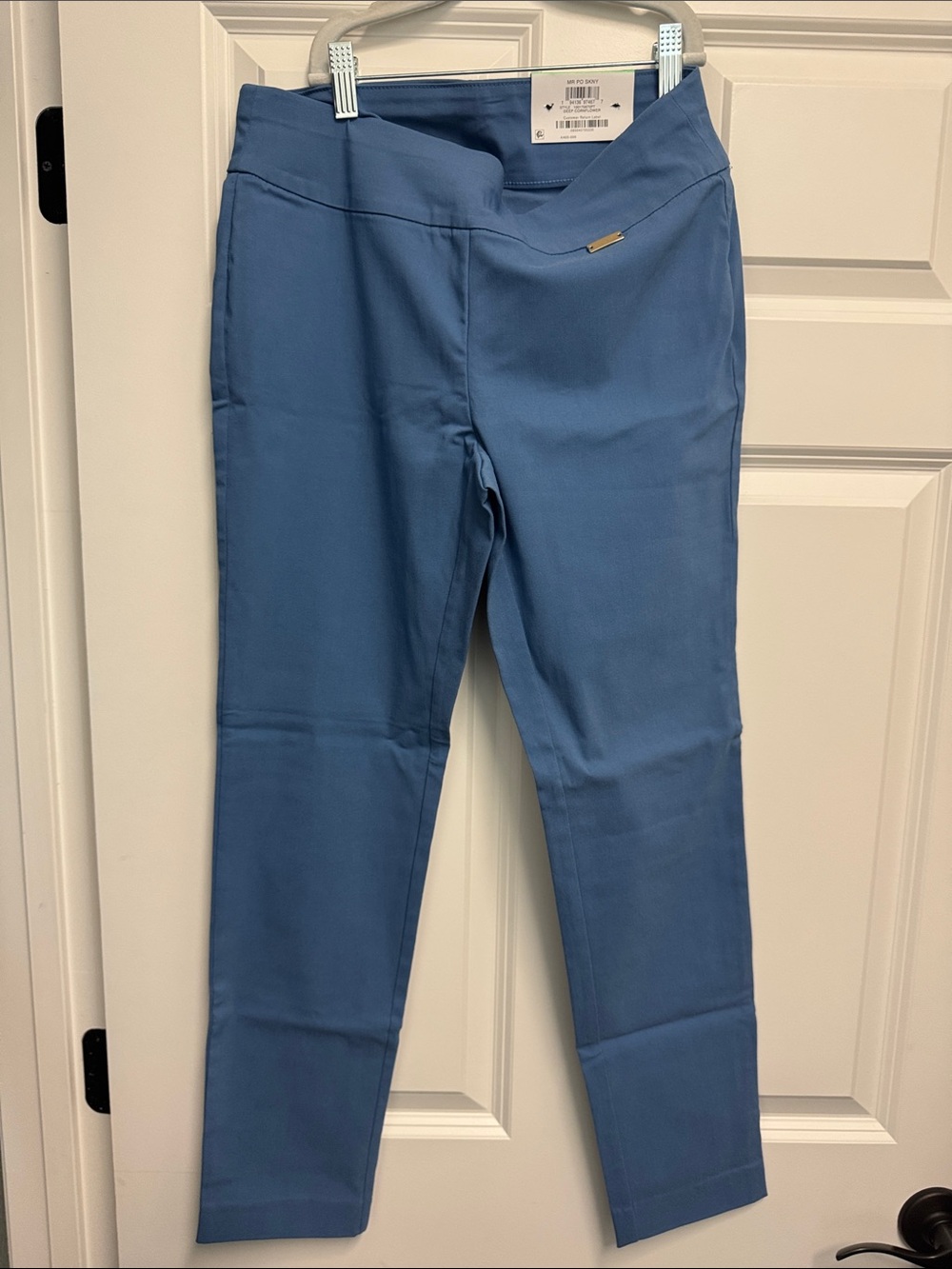 INC International Concepts Straight Leg Pants in Dusty Blue